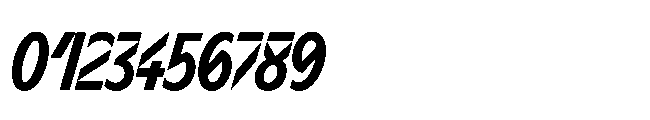 Sizek Pro Ultra Condensed Bold Italic Font OTHER CHARS