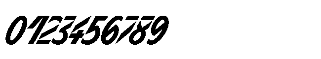 Sizek Pro Ultra Condensed Bold Super Italic Font OTHER CHARS