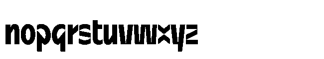 Sizek Pro Ultra Condensed Bold Font LOWERCASE