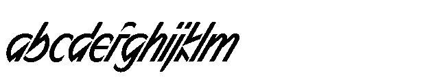 Sizek Pro Ultra Condensed Book Super Italic FONT