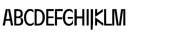 Sizek Pro Ultra Condensed Book Font UPPERCASE