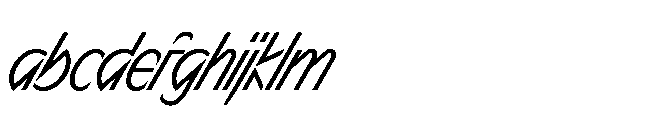 Sizek Pro Ultra Condensed Clear Super Italic FONT