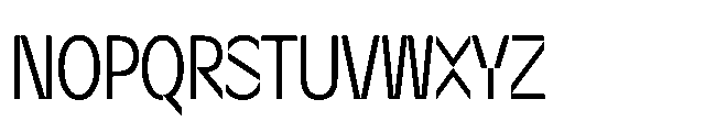 Sizek Pro Ultra Condensed Clear Font UPPERCASE