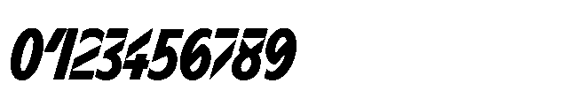 Sizek Pro Ultra Condensed Extra Bold Italic Font OTHER CHARS