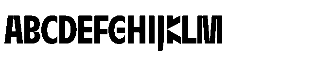 Sizek Pro Ultra Condensed Extra Bold Font UPPERCASE