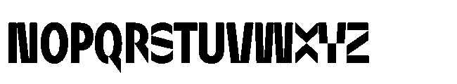 Sizek Pro Ultra Condensed Extra Bold Font UPPERCASE