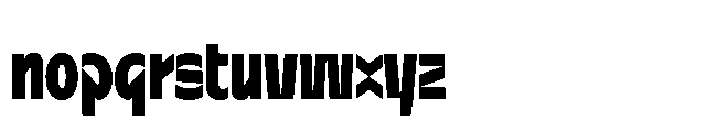 Sizek Pro Ultra Condensed Extra Bold Font LOWERCASE