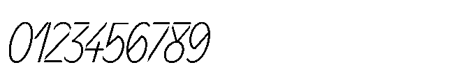 Sizek Pro Ultra Condensed Extra Light Italic Font OTHER CHARS