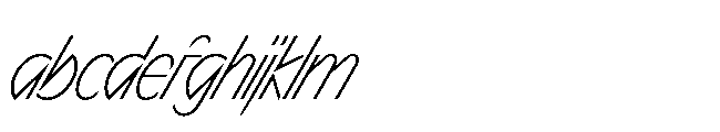 Sizek Pro Ultra Condensed Extra Light Super Italic FONT