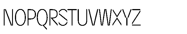 Sizek Pro Ultra Condensed Extra Light Font UPPERCASE