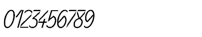 Sizek Pro Ultra Condensed Light Italic Font OTHER CHARS