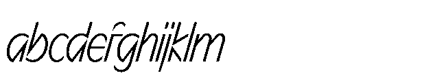 Sizek Pro Ultra Condensed Light Italic FONT