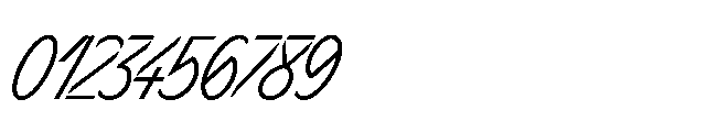 Sizek Pro Ultra Condensed Light Super Italic Font OTHER CHARS