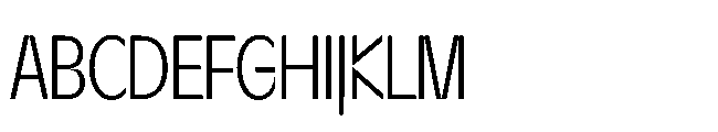 Sizek Pro Ultra Condensed Light Font UPPERCASE