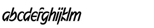 Sizek Pro Ultra Condensed Medium Italic FONT