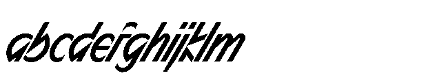 Sizek Pro Ultra Condensed Medium Super Italic FONT