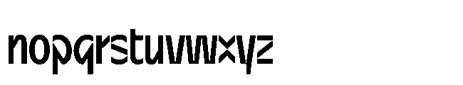 Sizek Pro Ultra Condensed Medium Font LOWERCASE