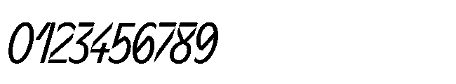 Sizek Pro Ultra Condensed Regular Italic Font OTHER CHARS