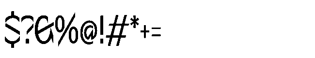 Sizek Pro Ultra Condensed Regular Font OTHER CHARS