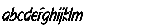 Sizek Pro Ultra Condensed Semi Bold Italic FONT