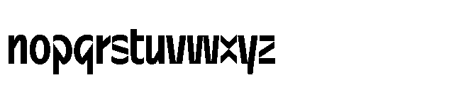 Sizek Pro Ultra Condensed Semi Bold Font LOWERCASE