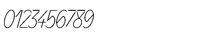 Sizek Pro Ultra Condensed Thin Italic Font OTHER CHARS