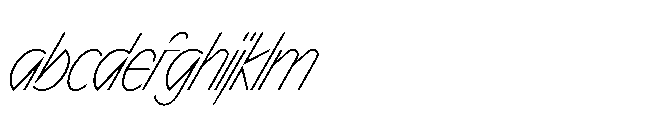 Sizek Pro Ultra Condensed Thin Super Italic FONT