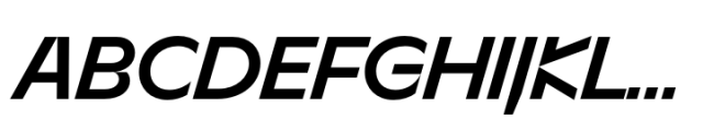Sizek Semi Bold Italic Font UPPERCASE