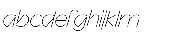 Sizek Thin Italic FONT
