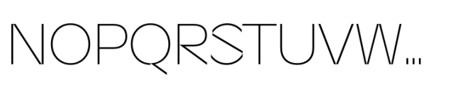 Sizek Thin Font UPPERCASE