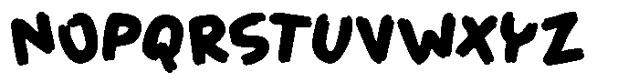 Sizzle Font UPPERCASE