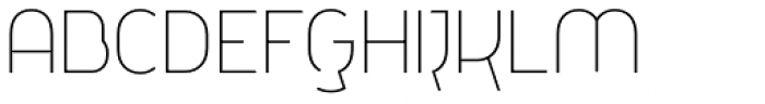 signque Thin Font UPPERCASE