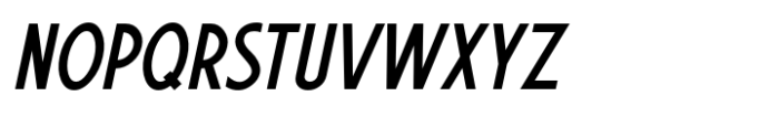 signvendoroblique Font UPPERCASE