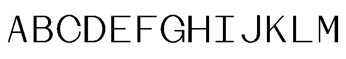 Siegelaub MonoGrotesque Font UPPERCASE