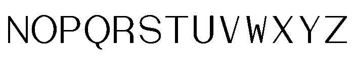Siegelaub MonoGrotesque Font UPPERCASE
