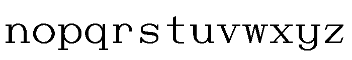 Siegelaub Mono Font LOWERCASE