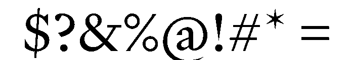 Signifier VF Font OTHER CHARS
