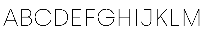 Silka ExtraLight Font UPPERCASE