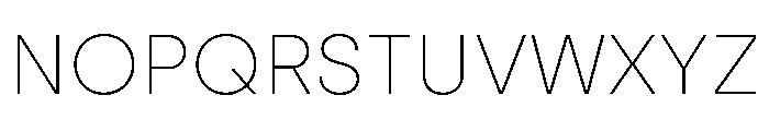 Silka ExtraLight Font UPPERCASE