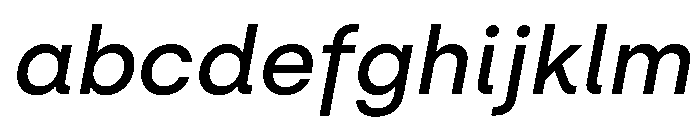 Silka MediumItalic FONT