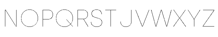Silka Thin Font UPPERCASE
