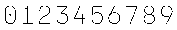 SilkaMono ExtraLight Font OTHER CHARS