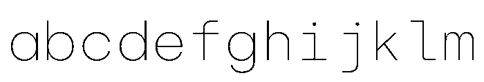 SilkaMono ExtraLight FONT