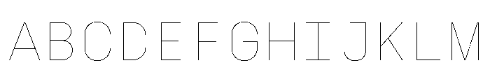 SilkaMono Thin Font UPPERCASE