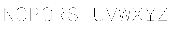 SilkaMono Thin Font UPPERCASE