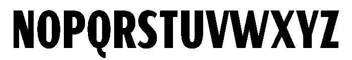Silkscreen Condensed Font UPPERCASE