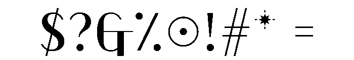 Silkscreen Display Font OTHER CHARS