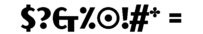 Silkscreen Font OTHER CHARS