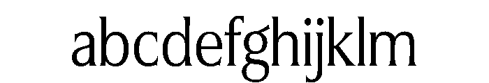 Silverado CondensedLight FONT