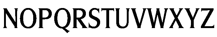 Silverado CondensedMedium Font UPPERCASE